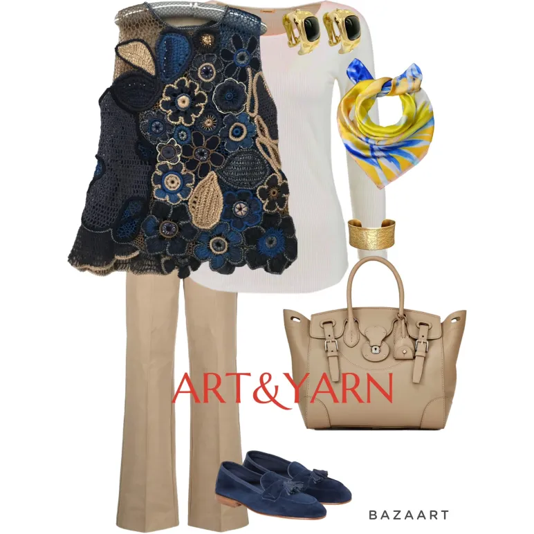 КОРОЛЕВСКИЙ СИНИЙ женский вязаный жилет