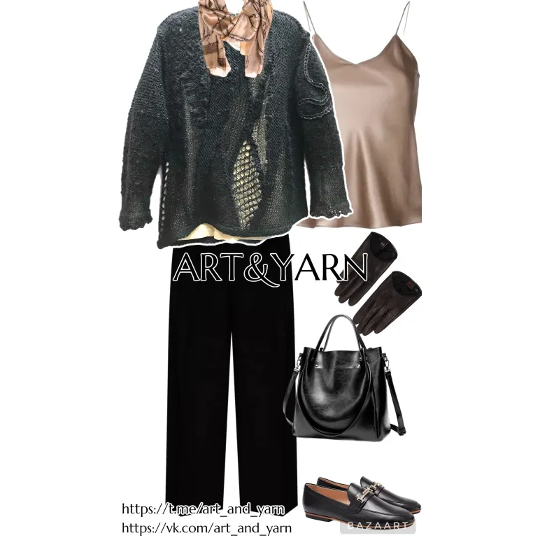 ЧЕРНЫЕ ДЫРЫ винтажный  женский джемпер