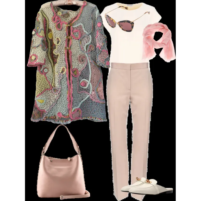 ИРЛАНДКА летний ажурный жакет