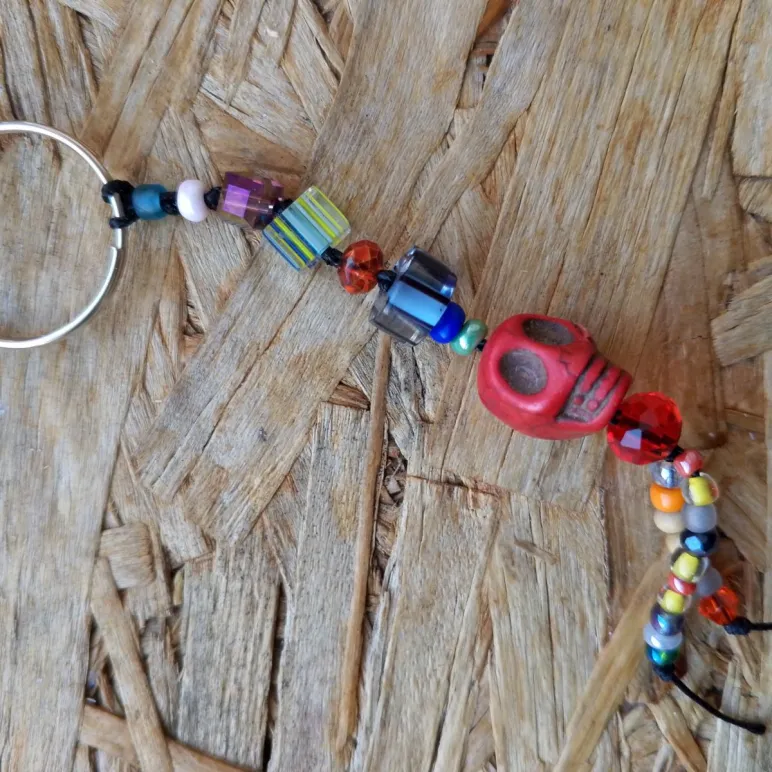 Комплект из двух брелоков с черепками