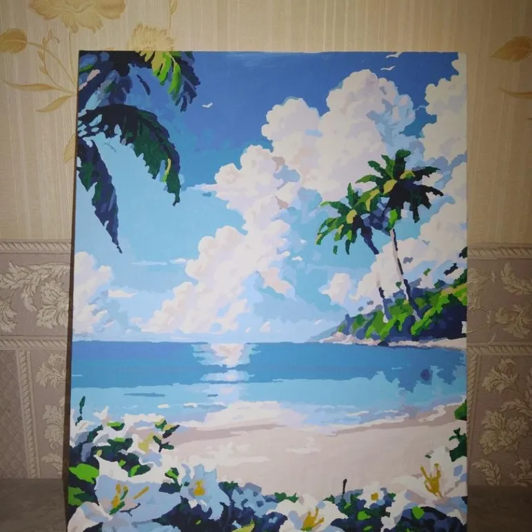 картина остров