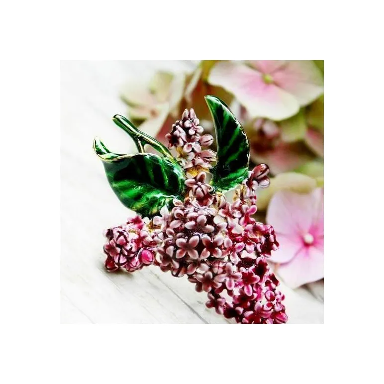 Коллекционная брошь, большая "Сирень" MUSEUM OF FINE ARTS