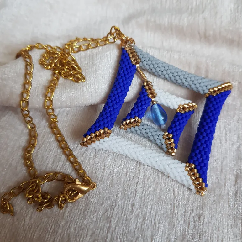 Кулон и серьги "Небесные переходы"