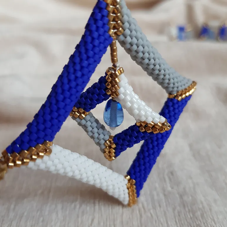 Кулон и серьги "Небесные переходы"