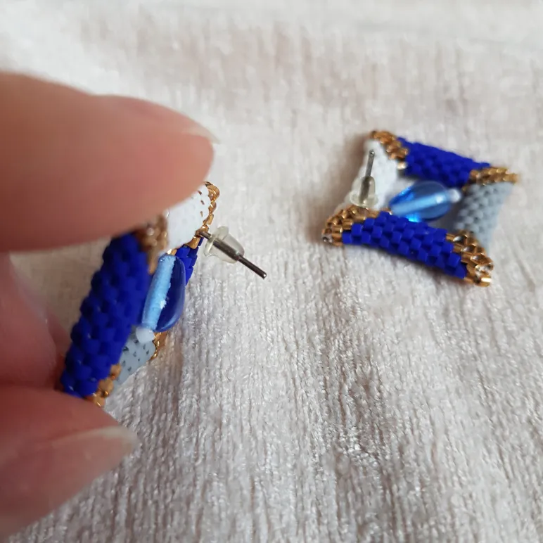 Кулон и серьги "Небесные переходы"