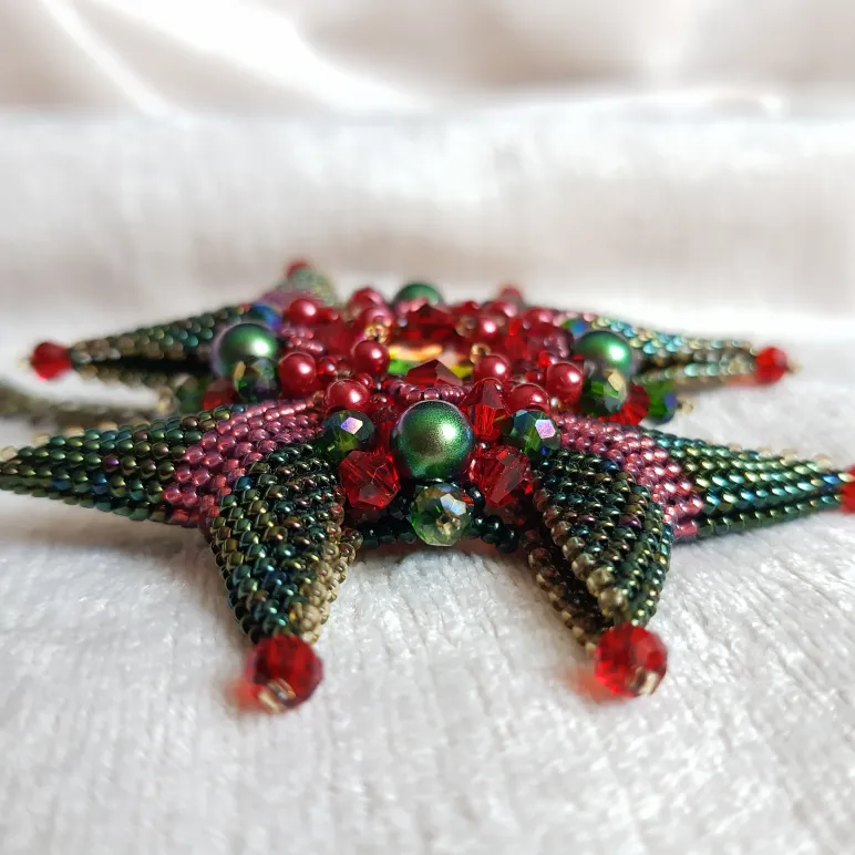 ​Брошь-орден-подвеска "Султанит"