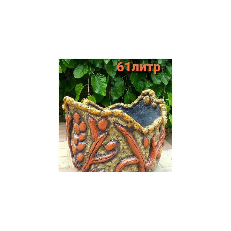 Вазон из бетона уличный