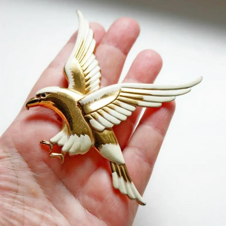 Антикварная брошь 1940-е CORO