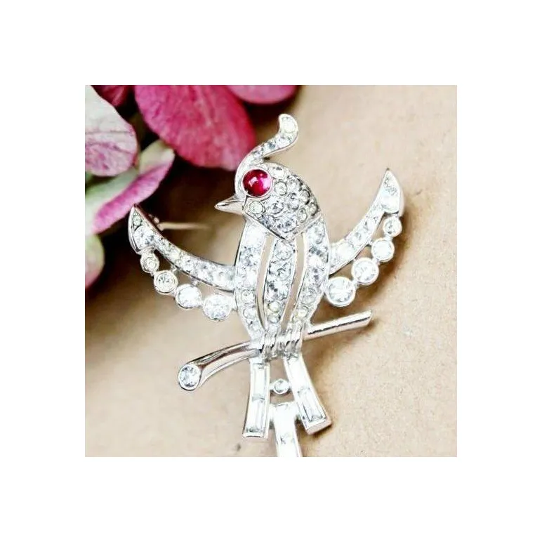 Коллекционная брошь от TRIFARI 1940-е ALFRED PHILIPPE