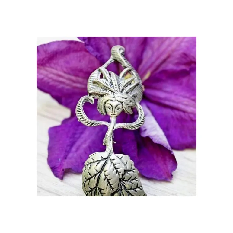 Антикварная брошь "Цветочная фея" 1930-е AUTENTICS