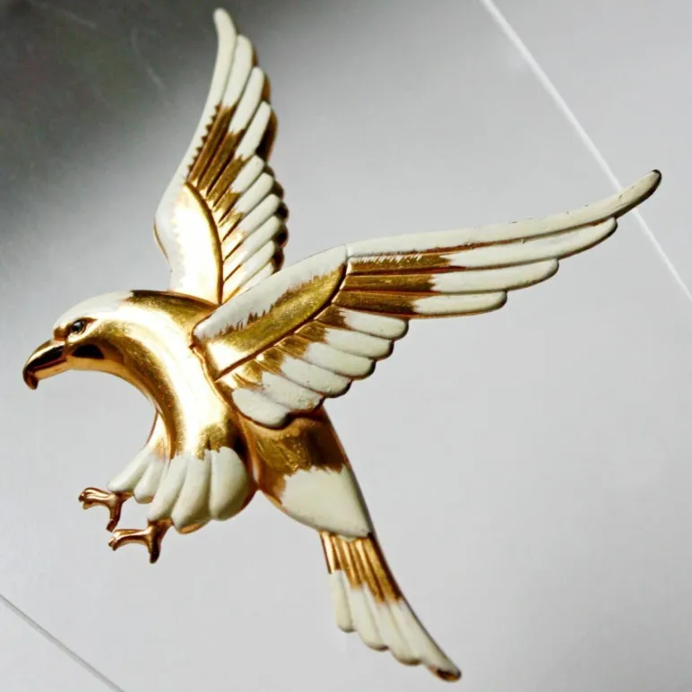 Антикварная брошь 1940-е CORO