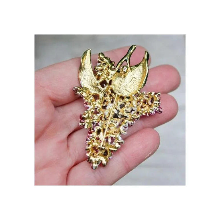 Коллекционная брошь, большая "Сирень" MUSEUM OF FINE ARTS