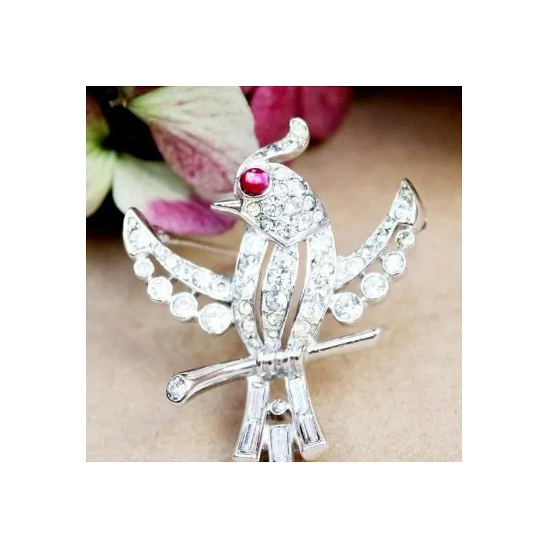 Коллекционная брошь от TRIFARI 1940-е ALFRED PHILIPPE