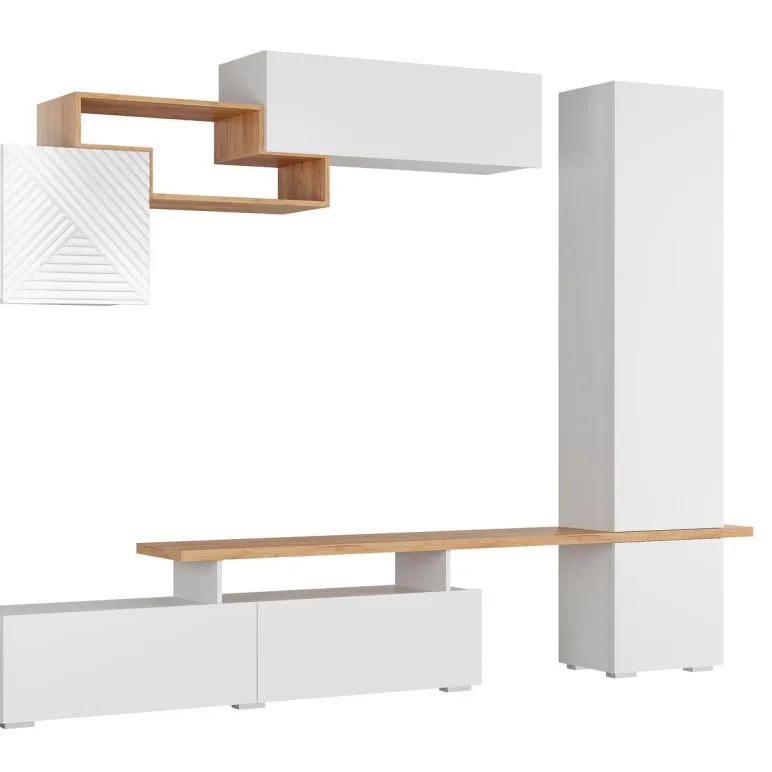 Стенка в гостиную SKYFREE HM-0001 цвет белый