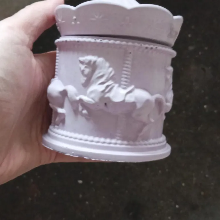 Гипсовые стаканы "Карусель" для свечей