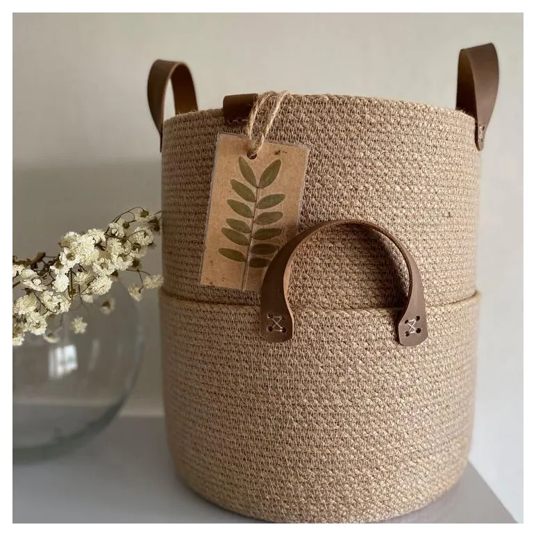 Корзина из джута