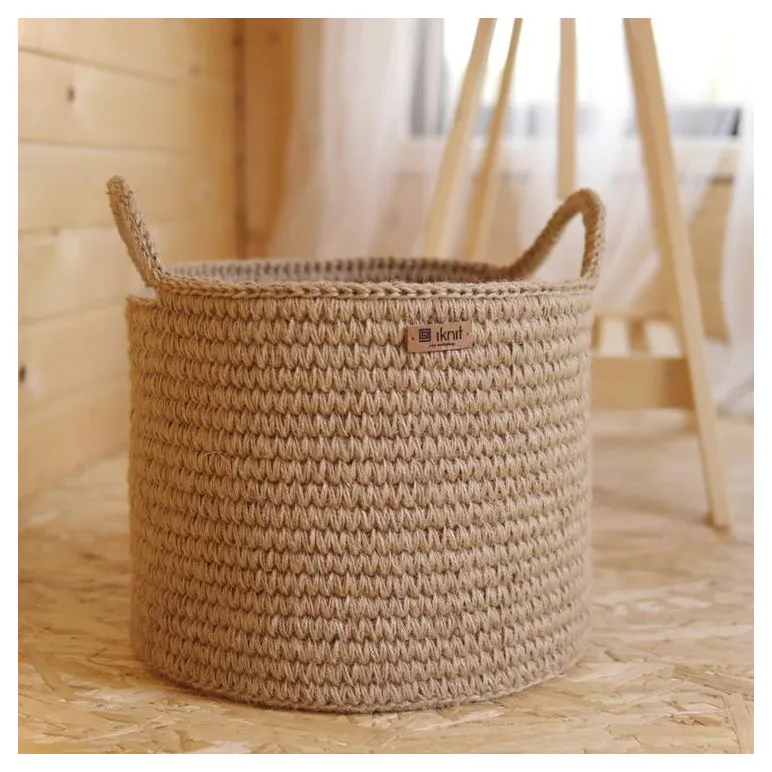 Корзина из джута
