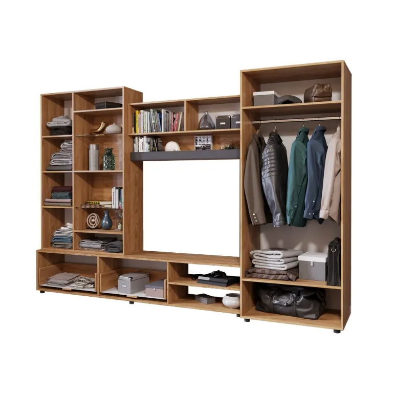 Мебель для гостиной стенка Сафари цвет белый