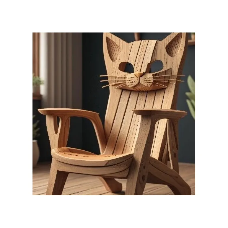 Стул из массива, деревянный